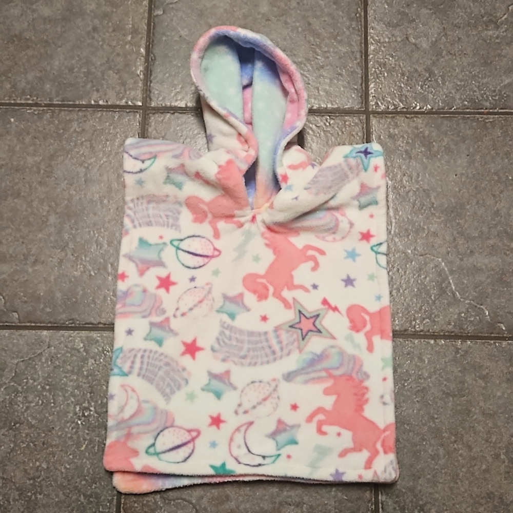 Handmade reversable poncho